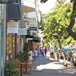 Fillmore street, a few steps away