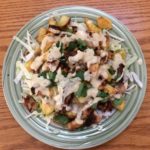 A meal we were able to make from the miracle cupboard